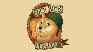 Such Bomb Doge Meme Wallpaper