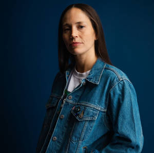 Sue Bird Denim Outfit Wallpaper