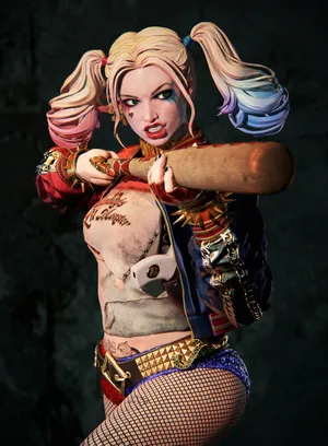 Suicide Squad 3d Harley Quinn Wallpaper