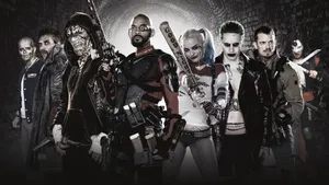 Suicide Squad Gray Scale Wallpaper