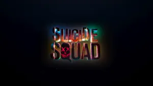 Suicide Squad Neon Light Logo Wallpaper