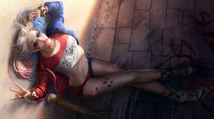 Suicide Squad Sexy Harley Quinn Wallpaper