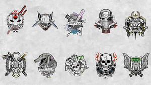 Suicide Squad Tribal Symbol Wallpaper