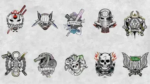 Suicide Squad Tribal Symbol Wallpaper