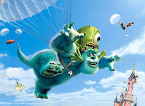 Sulley & Mike Of Disney Pixar Wallpaper