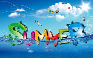 Summer Desktop Digital Art Wallpaper