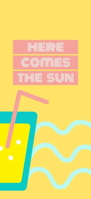 Summer Fun Here Comes The Sun Wallpaper