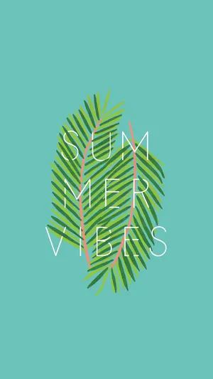 Summer Vibes Illustration Wallpaper