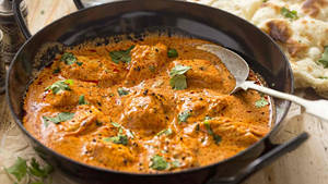 Sumptuous Butter Chicken Delight Wallpaper