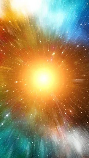 Sun Rays And Stars Wallpaper