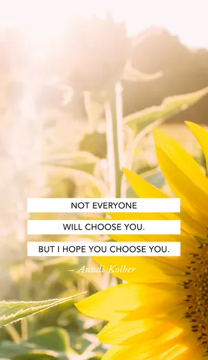 Sunflower Love Quotes Wallpaper