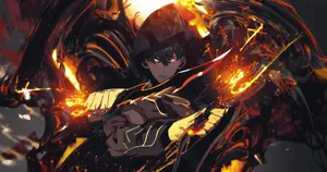 Sung Jin Woo With His Daggers Wallpaper