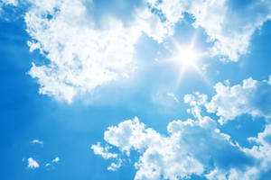 Sunny Funeral Clouds Wallpaper