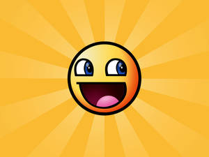 Sunny Smiley Face Wallpaper