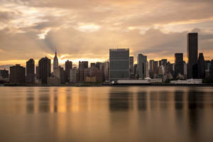 Sunrise In New York Hd Wallpaper