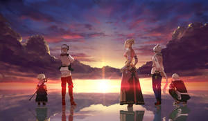 Sunrise The Scions Final Fantasy 14 Wallpaper