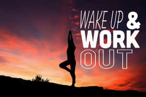 Sunrise Yoga Inspiration Wallpaper