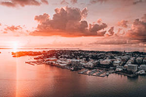 Sunset In Bermuda Wallpaper