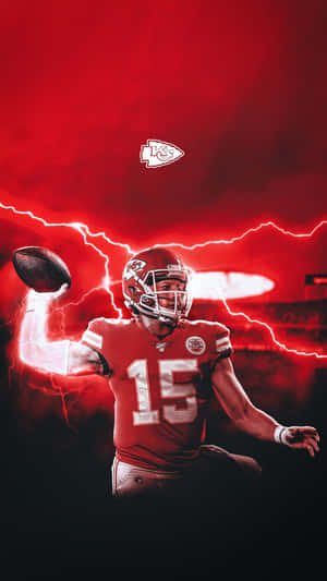 Super Bowl Liv Mvp Pat Mahomes Takes A Phone Call Wallpaper