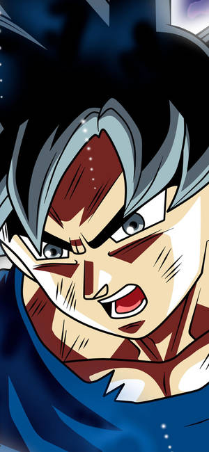 Super Saiyan Face Son Goku Iphone Wallpaper