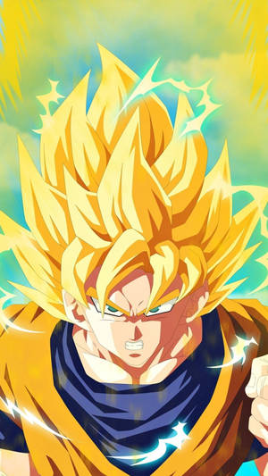 Super Saiyan Son Goku Iphone Wallpaper