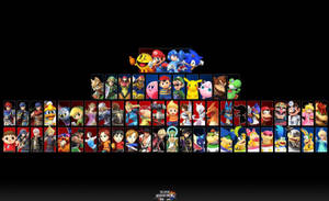 Super Smash Bros Characters Card Wallpaper