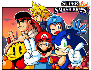 Super Smash Bros Cute Fanart Wallpaper
