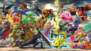 Super Smash Bros Ultimate Game On Wallpaper