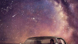 Supernatural Starry Pink Sky Wallpaper