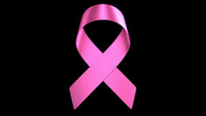 Support The Fight Against Breast Cancer With A Pink Ribbon Wallpaper Wallpaper