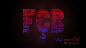 Support The Squad - Show Your Loyalty For Fc Barcelona With This Amazing Desktop Background. Wallpaper