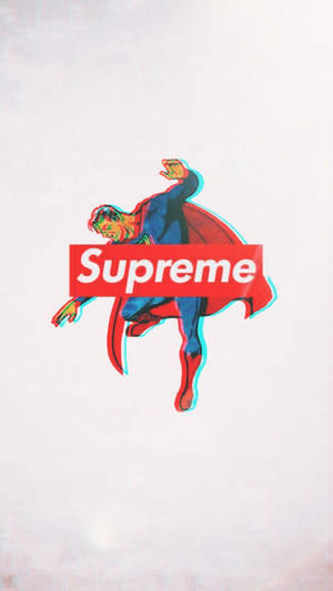 Supreme Aesthetic Superman Wallpaper