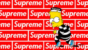 Supreme Bart Simpson 1920 X 1080 Wallpaper