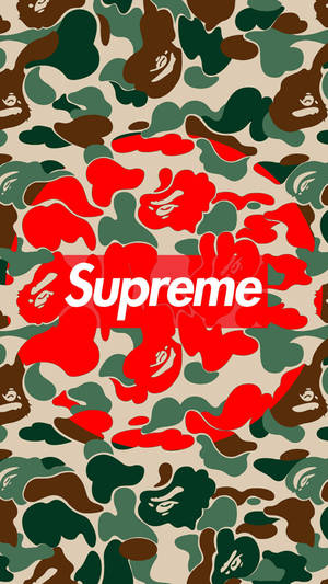 Supreme Camo Wallpaper Wallpaper