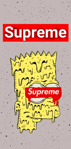 Supreme Cartoon - Livin' Life On The Edge Wallpaper