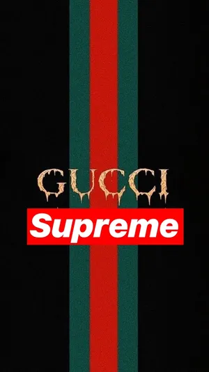 Supreme Gucci- True Luxury For All Wallpaper