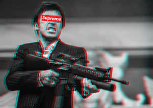 Supreme Scarface Tony Montana Wallpaper