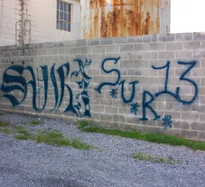 Sur13 Graffition Wall Wallpaper