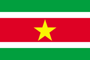 Suriname Nation Flag Wallpaper
