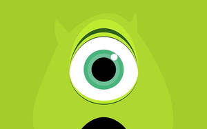 Surprised Mike Wazowski From Monsters University Wallpaper