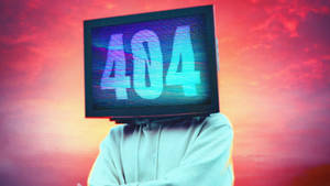 Surreal Interpretation Of A 404 Error - Tv Head Wallpaper