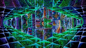 Surreal Journey To Hidden Dimensions Wallpaper