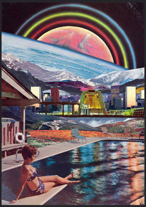 Surreal Retro Art Wallpaper