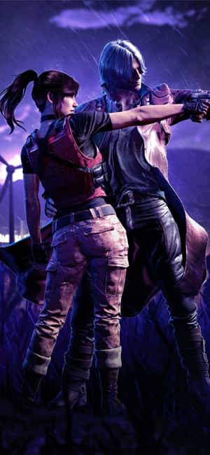 Survive Horror On The Go In Resident Evil For Iphone Wallpaper