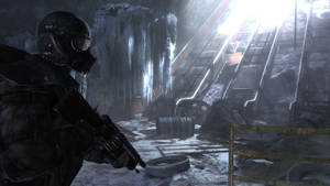 Survive The Dystopian Ruins In Metro 2033 Redux Wallpaper