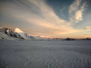 Svalbard Hansbreen Glacier Wallpaper