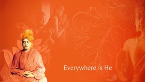 Swami Vivekananda On God Wallpaper
