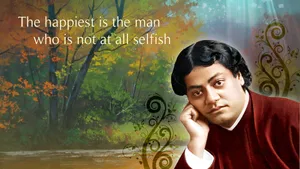 Swami Vivekananda On Selfishness Wallpaper