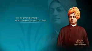 Swami Vivekananda On Worshipping Wallpaper