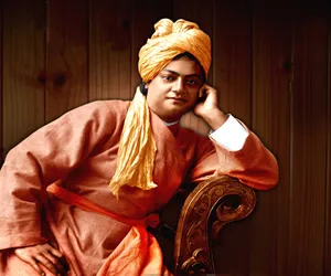 Swami Vivekananda Reclining Wallpaper